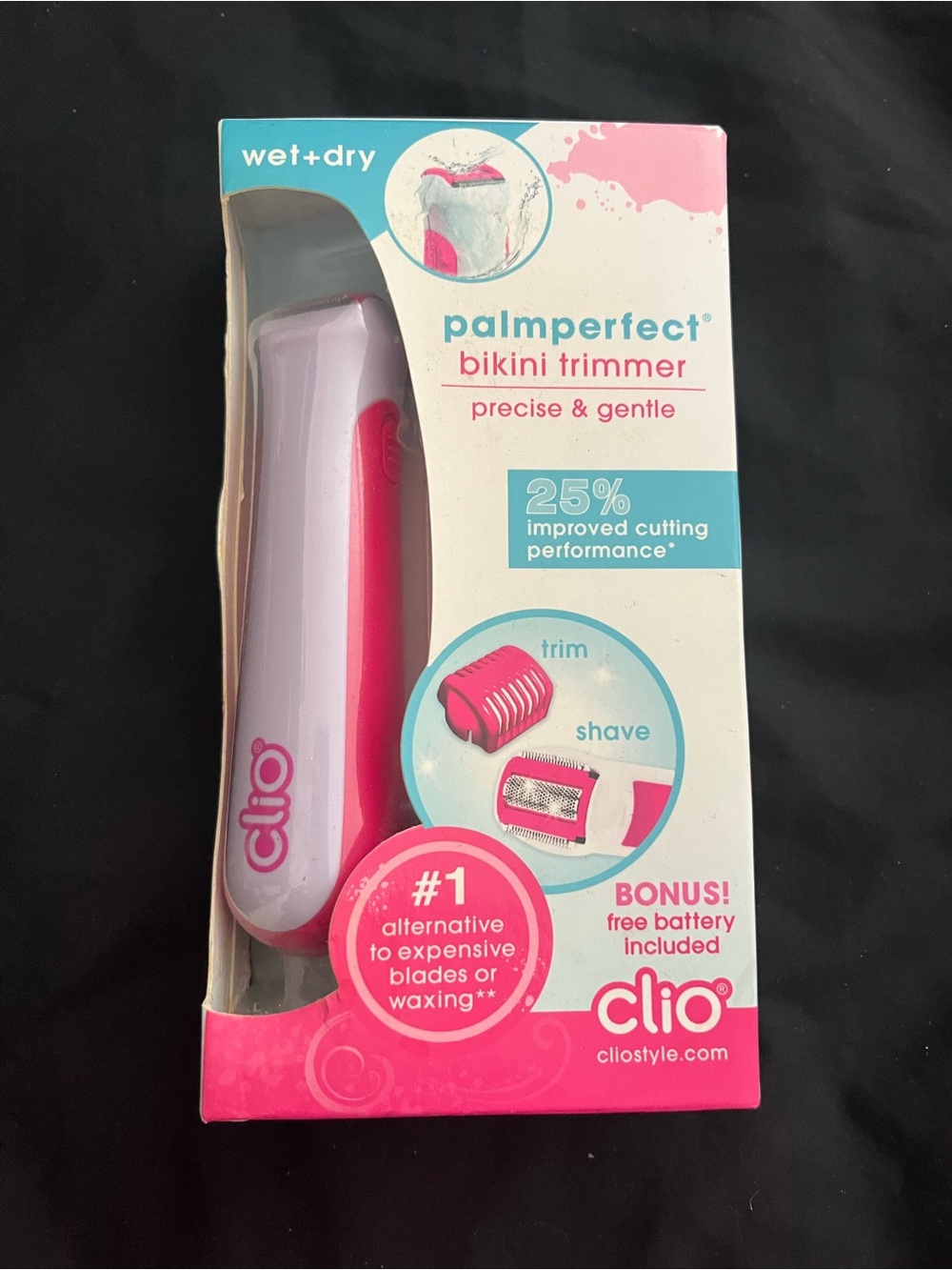 NWT Clio Designs Palmperfect Pixie Bikini Shaver + Trimmer